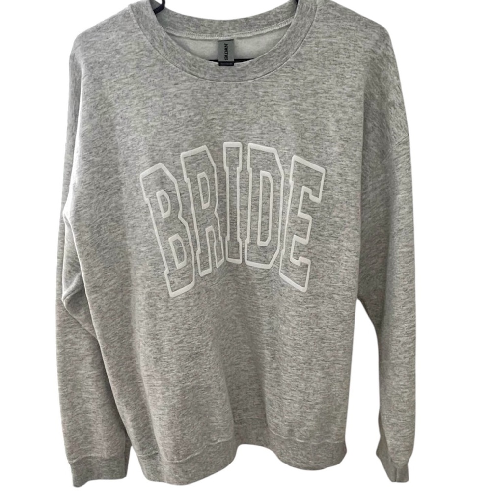 Gray Bride Large Sweatshirt